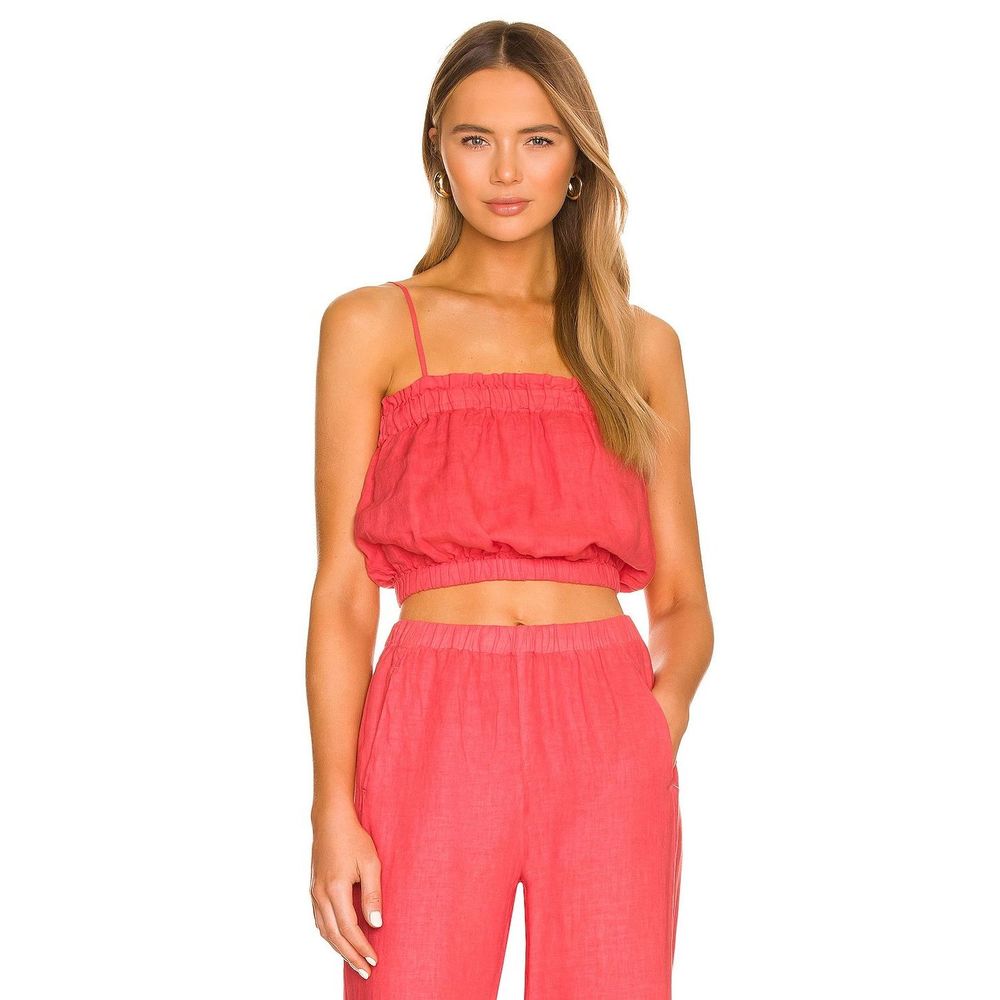 NEW Size XS Velvet by Graham & Spencer Bellamy Cami in Flirt REVOLVE MSRP $139